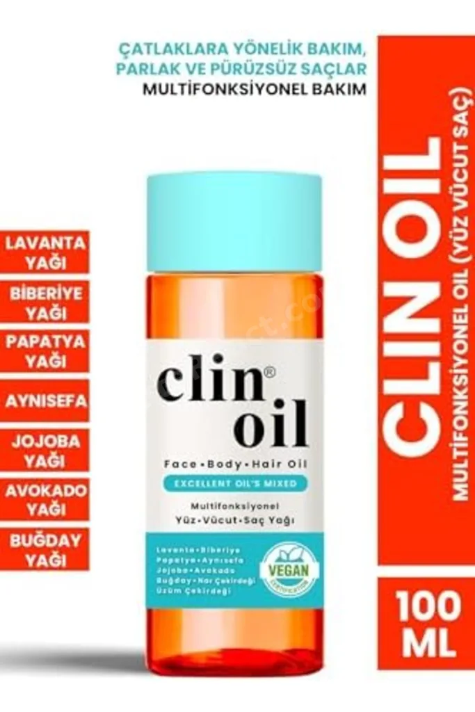 CLIN OIL Multifonksiyonel Oil (Yüz Vücut Saç) 100ml 1219822