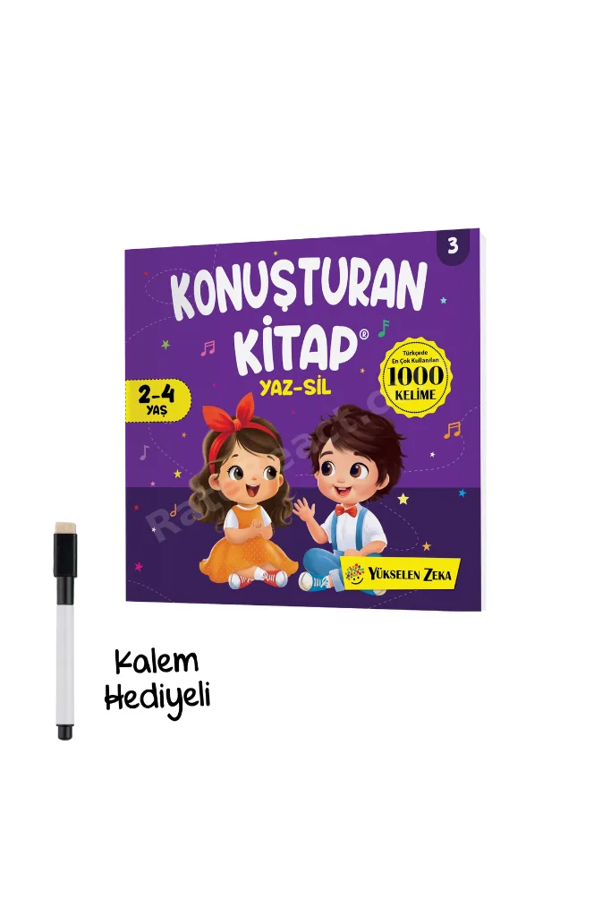 Konuşturan Kitap Ve Konuşmaya Başlıyorum Yaz Sil Serisi 2'li Set - 6 Kitap