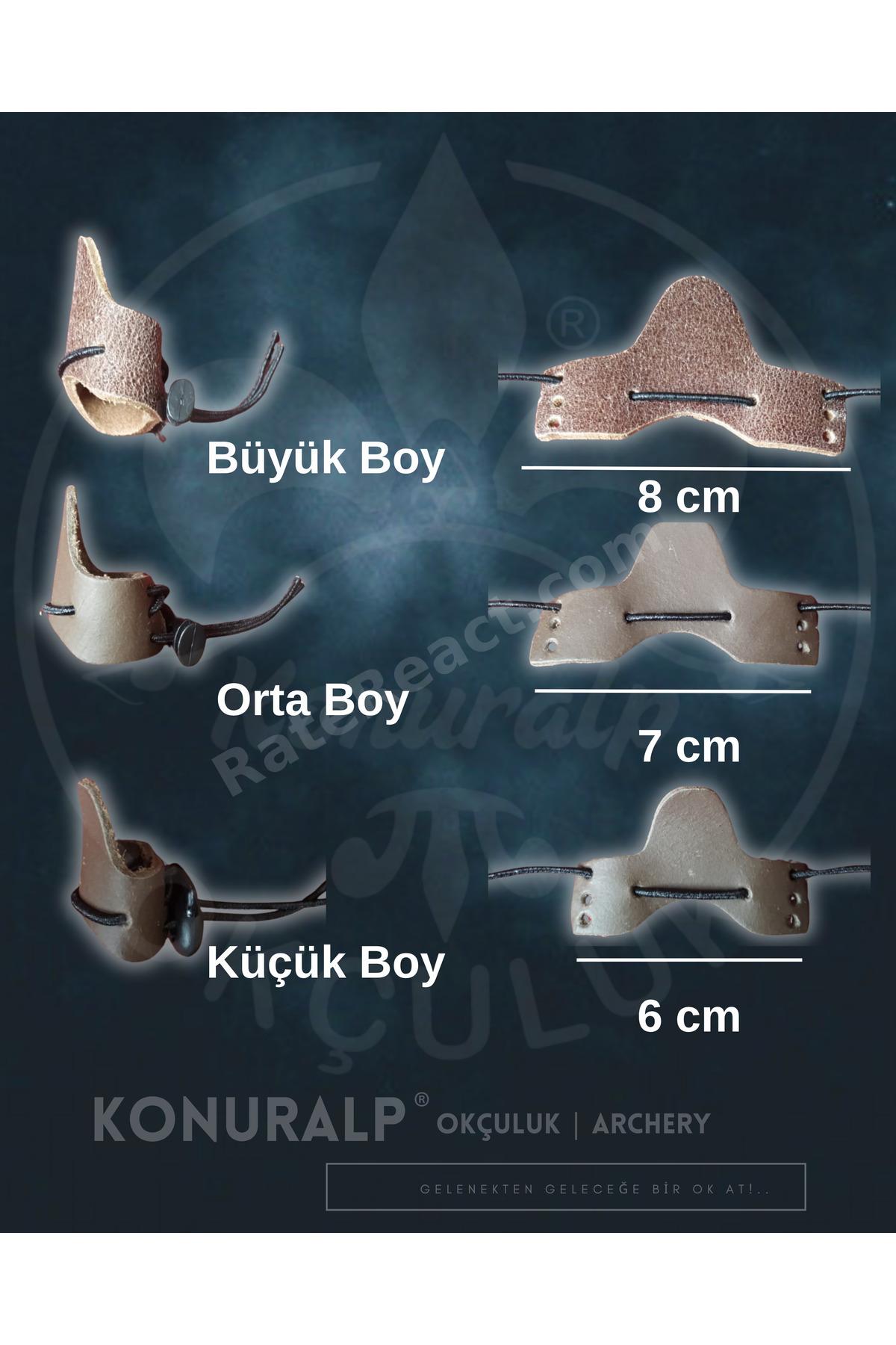 Geleneksel Okçuluk Için Gerçek Deri Zihgir (ayarlanabilir-küçük Boy)