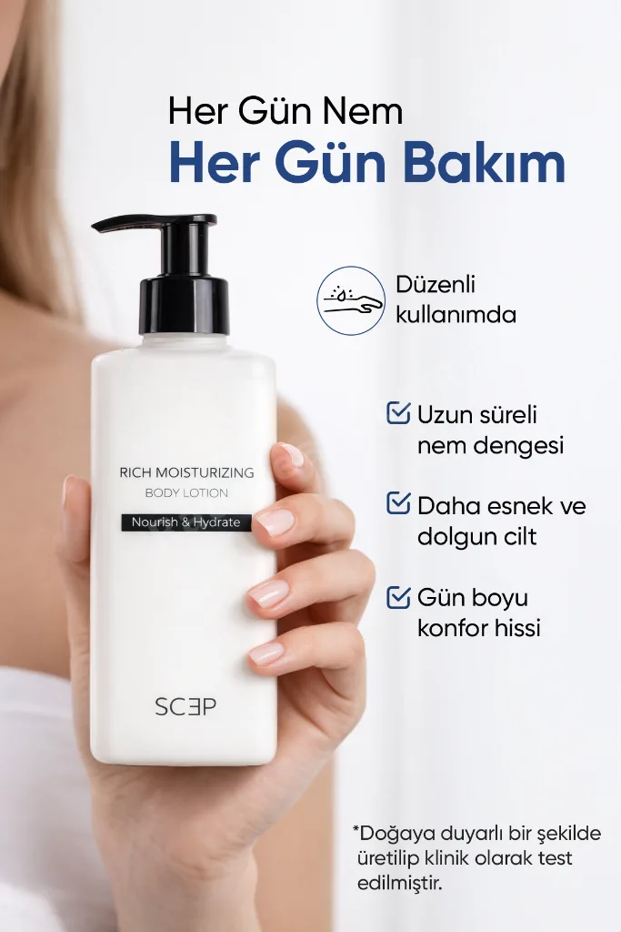 Rich Moisturizing Body Lotion | Yoğun Nemlendirici Vücut Losyonu 300 ml