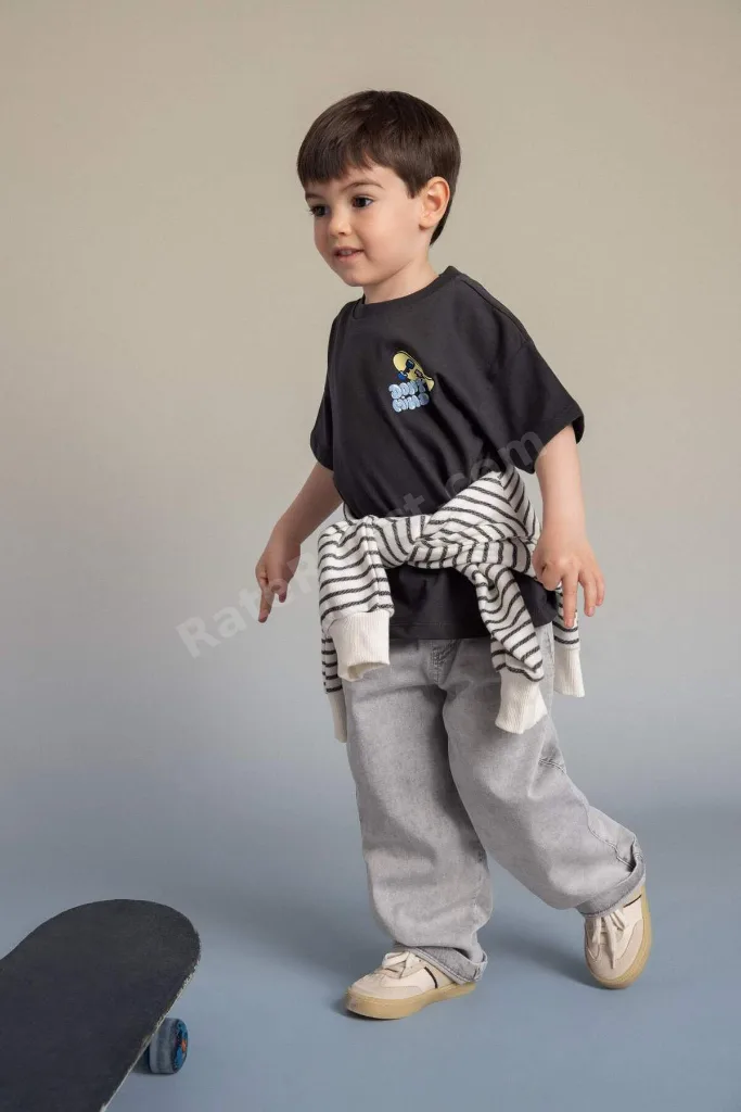 Beli Lastikli Jean Pantolon Erkek Bebek G7555A526SP