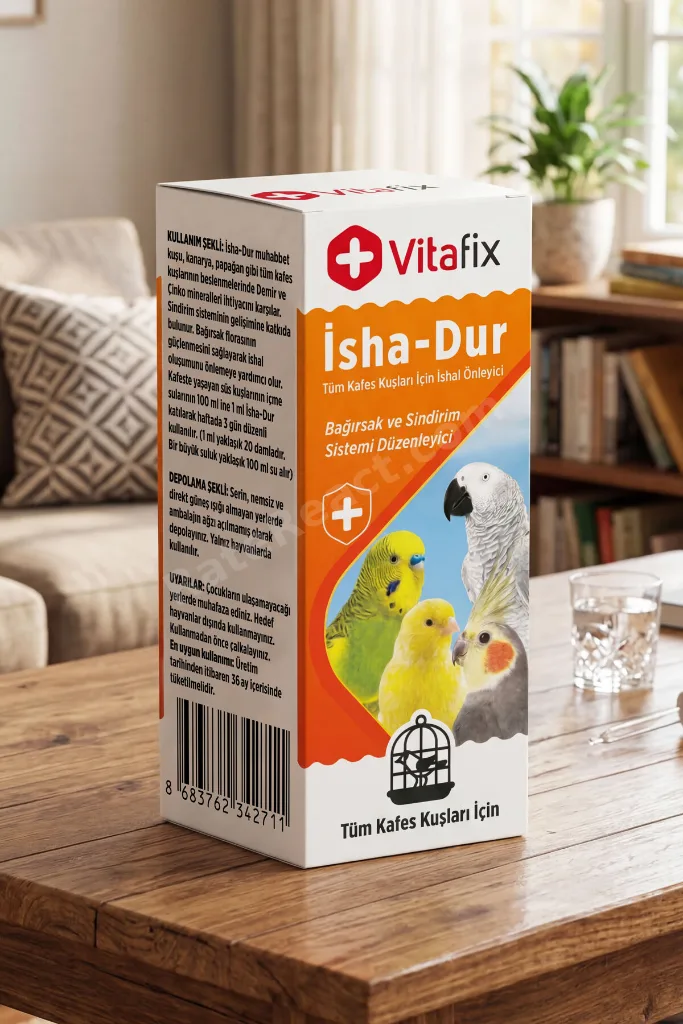 Isha-dur - Kuşlar Için Bağırsak Ve Sindirim Sistemi Düzenleyici - Ishal Gidermeye Yardımcı