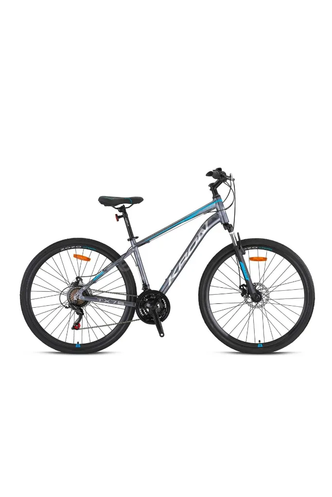 TX 75 - 28" Trekking - 17' - 21 Vites - M.DISC - Mat Gri-Gri/Siyah/Mavi