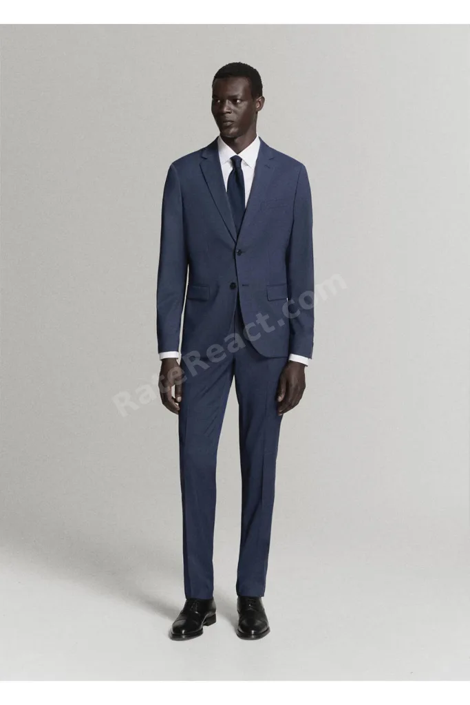 Streç kumaştan süper dar kesim blazer ceket