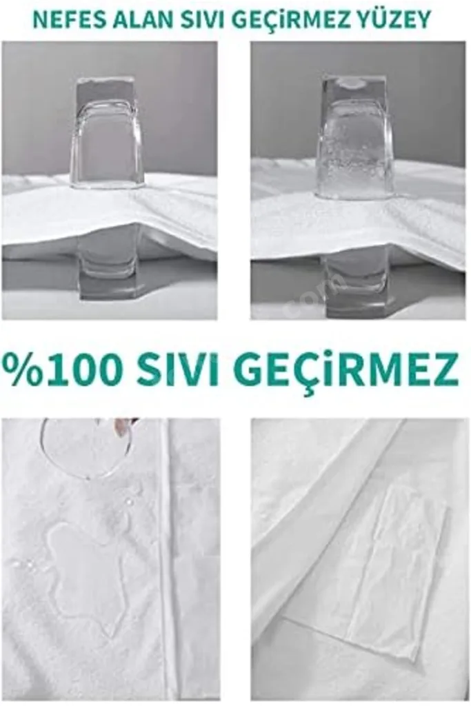 Suvay Micro Su Sıvı Geçirmez Alez Tek Ve Çift Kişilik 9 Farklı Ebat Yatak Koruyucu Alez (90x190) rev