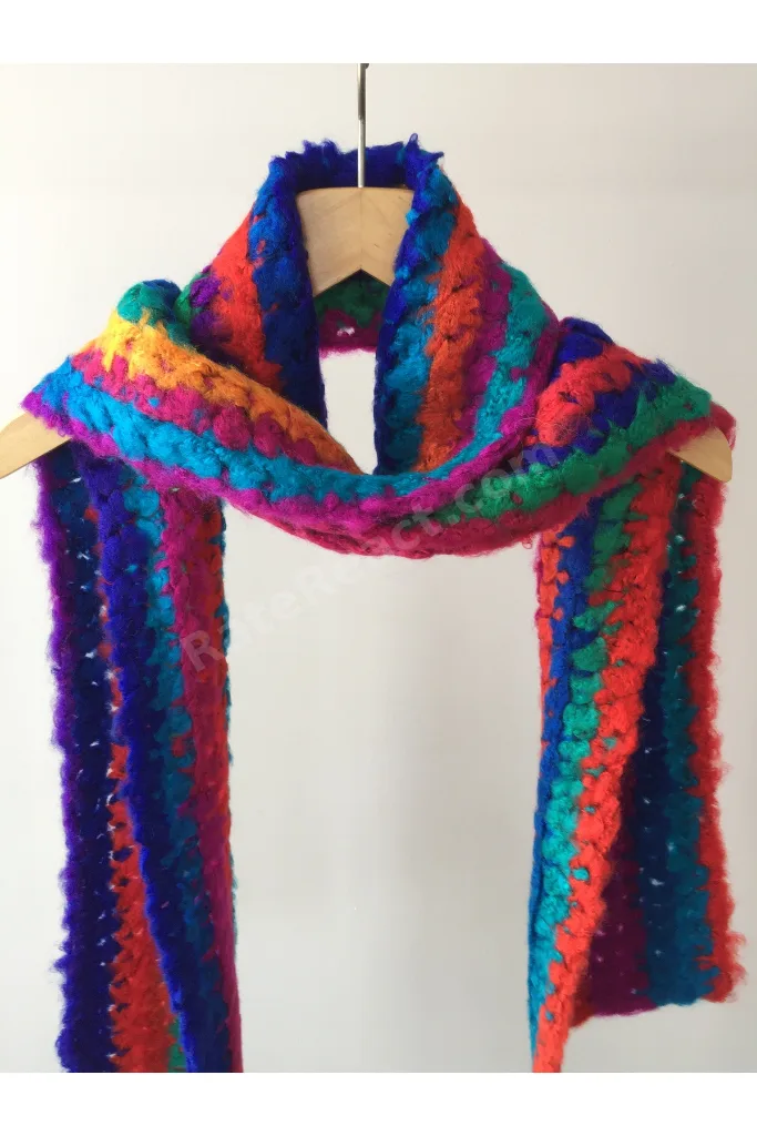 Mora Knit Atkı El Örgüsü Hafif Atkı (18x185cm 165g-MK33)