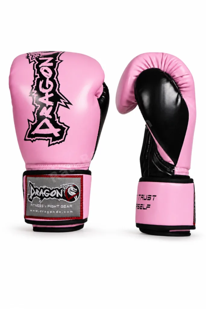 Attack Boks Eldiveni Kick Boks Muay Thai Pembe Boks Eldiveni Bandaj Ve Dişlik 3'lü Set