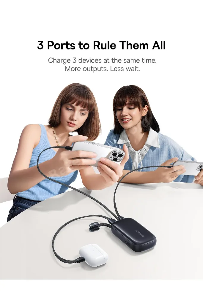 EnerFill FC21 QPow3 Ultra Dijital Göstergeli Powerbank 20.000 mAh 45W - Siyah