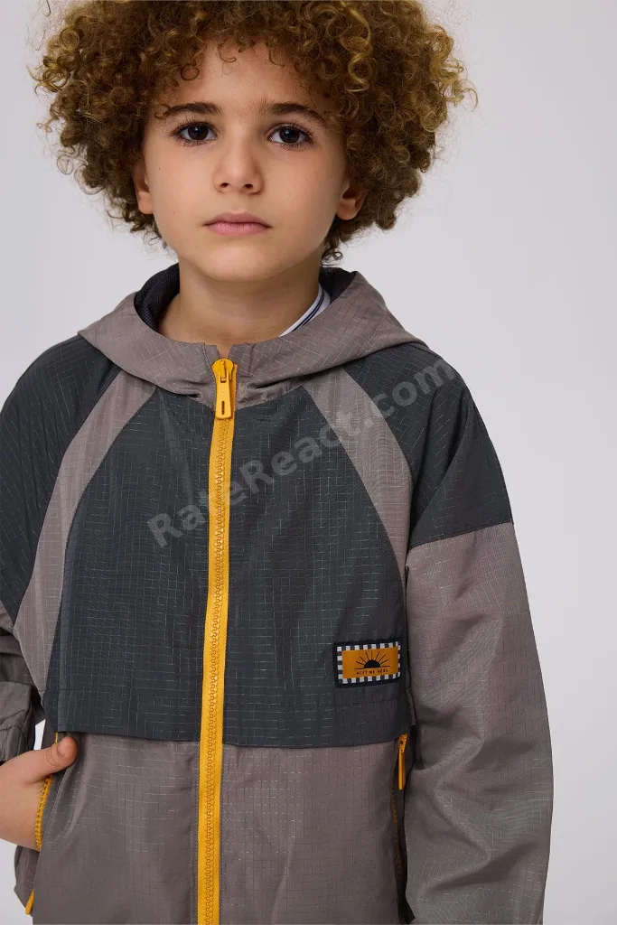 BG Store Erkek Çocuk Antrasit Yağmurluk