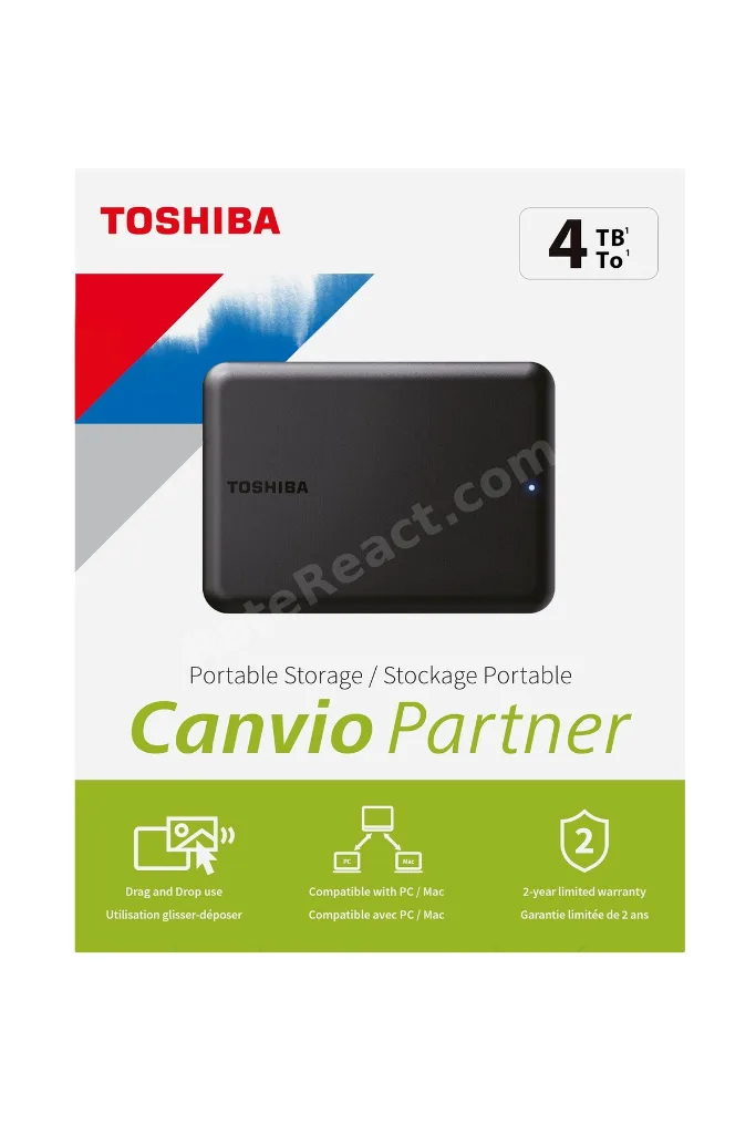 Canvio Partner 4tb 2.5" Usb 3.2 HDTB540EK3CB Taşınabilir Harddisk