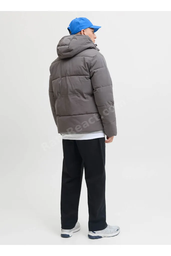 Gri Erkek Mont 12278792_JJEOWEN PUFFER SN