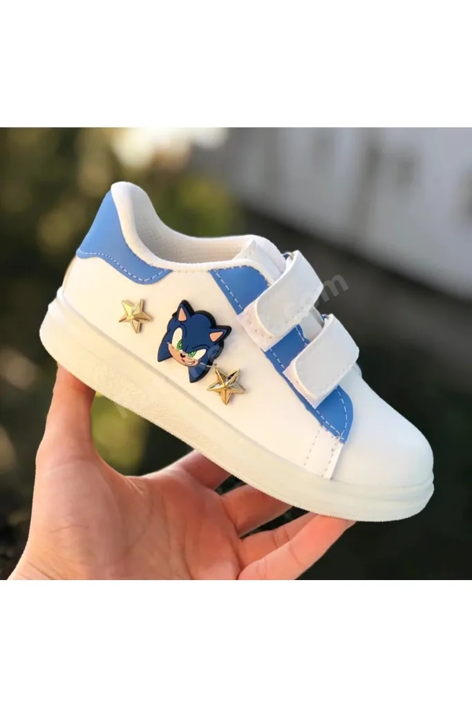 Erkek Çocuk Cırtlı Spor Ayakkabı Kaydırmaz Taban Phylon (Hafif) Sneaker