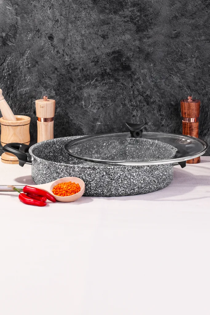 Ultra Granit Basık Tencere 22 Cm