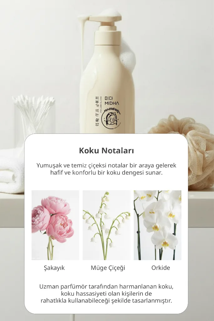 Cildi Kurutmadan Arındıran, Pirinç Sütü Özlü Besleyici Duş Jeli Rice Milk Body Wash