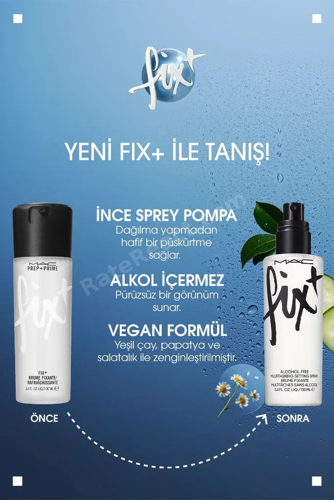 Fıx Original Çok Yönlü Makyaj Spreyi Cildi Hazırlar & Sabitler 30 ml
