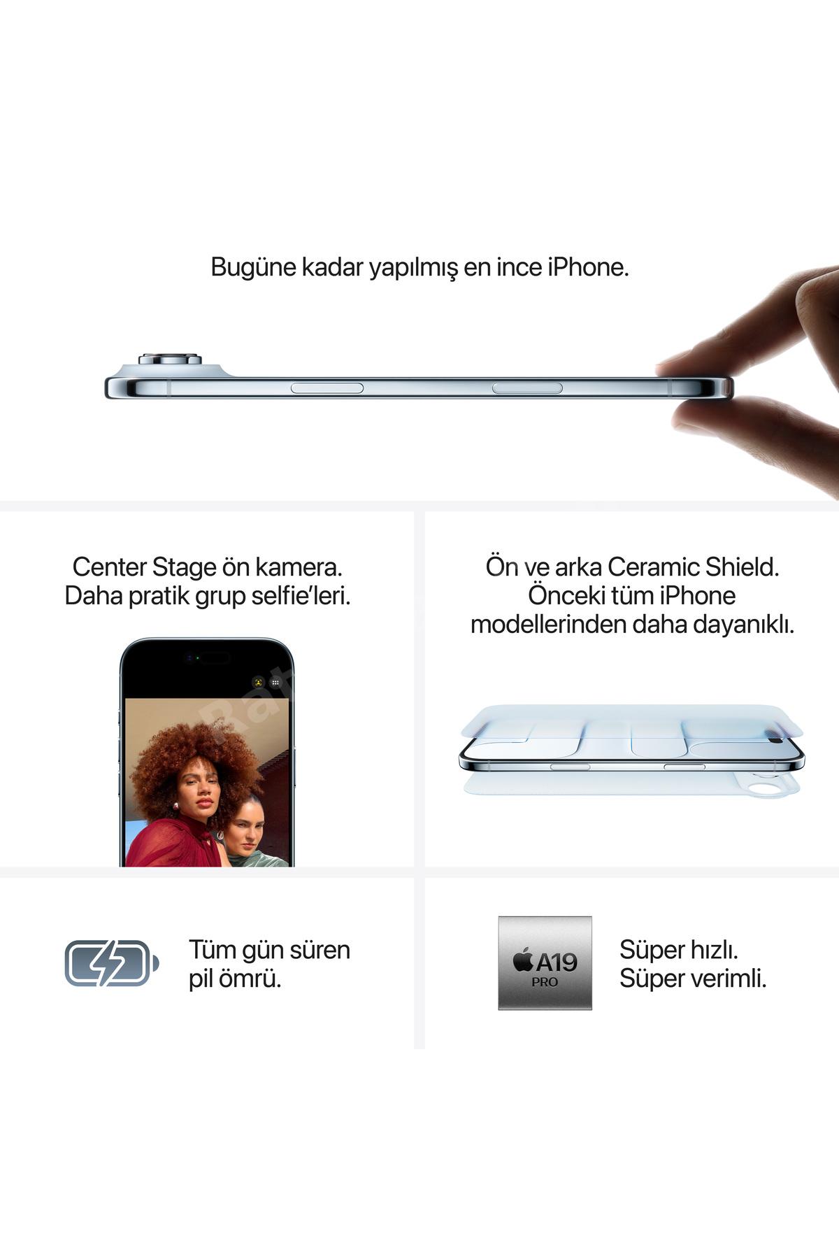 iPhone Air 512GB Pamuk Beyazı