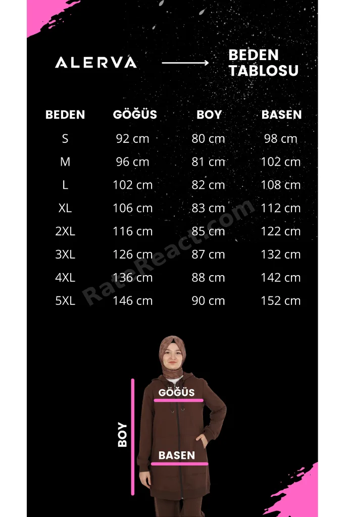 Alerva Kadın Eşofman Üstü