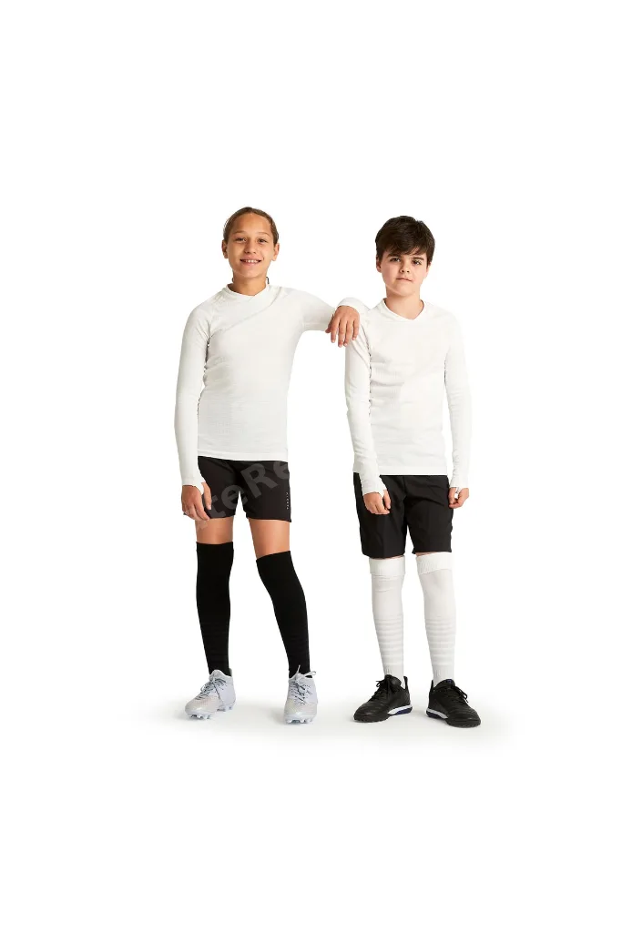 Kipsta Çocuk Futbol Termal Içlik - Beyaz - Uzun Kollu - Keepdry 500