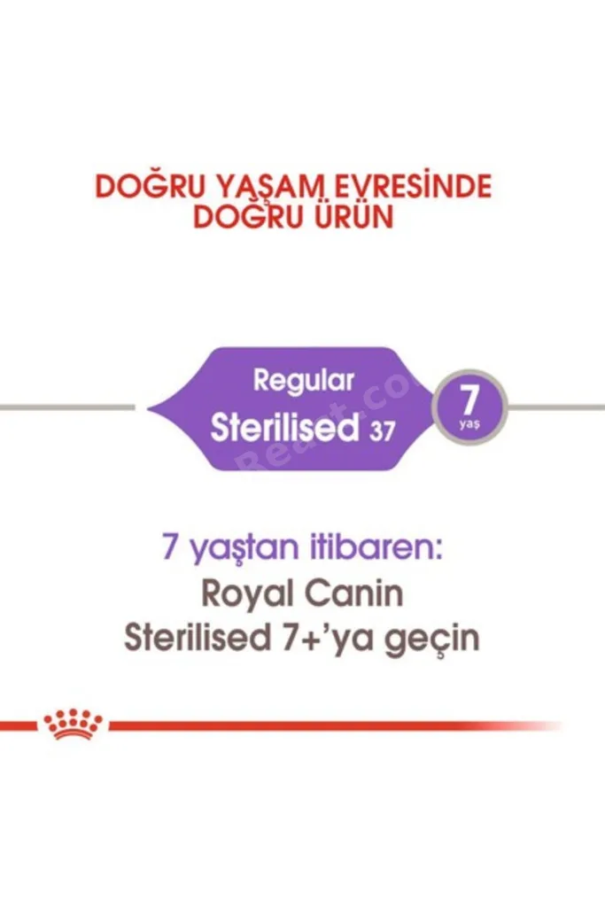 Sterilised37 Kısırlaştırılmış Yetişkin Kediler için Kuru Kedi Maması 10 kg
