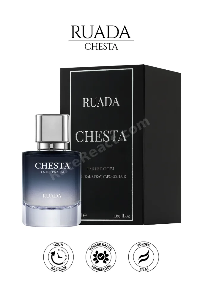 Chesta Erkek Parfüm 50 ML – Baharatlı, Odunsu Notalı Kalıcı EDP Parfüm