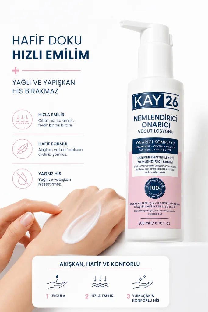 Parfümsüz Onarıcı Vücut Losyonu