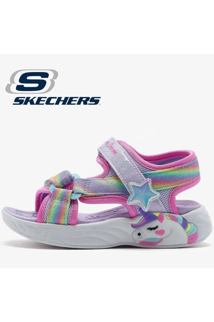 Unicorn Dreams 303107L Işıklı Ortopedik Çocuk Sandalet MOR