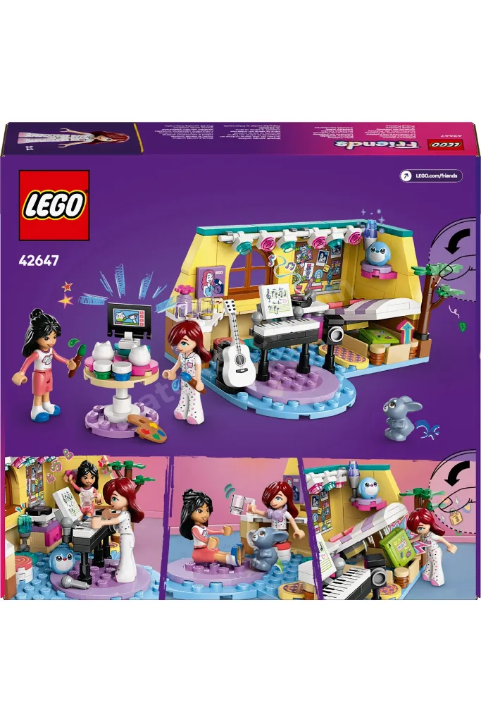 ® Friends Paisley’nin Odası 42647 - 6+ Çocuklar için Mini Bebek İçeren Oyuncak Yapım Seti (199P)