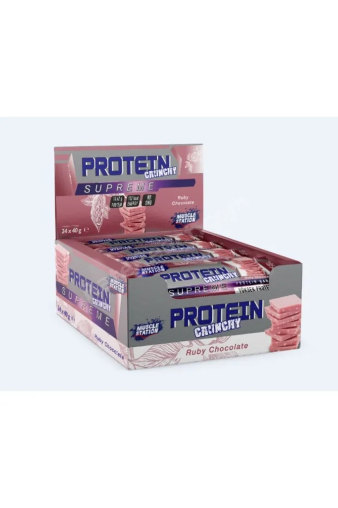 Musclestation Supreme Ruby Chocolate Crunchy 24'lü Kutu
