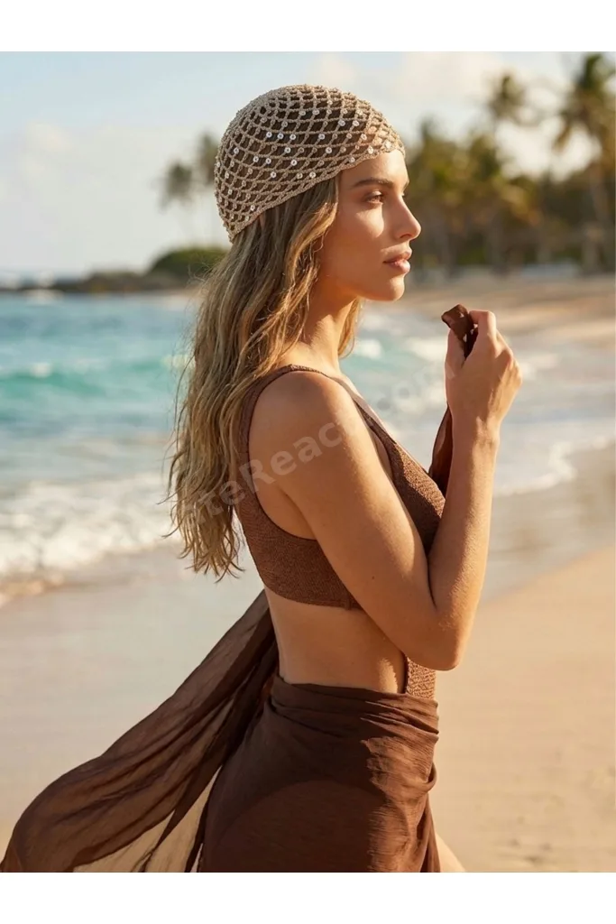 ELÉA BOHO HEADPIECE-Payet İşlemeli Bohem Saç Aksesuarı Kadın El Yapımı Plaj & Resort Saç Bandı