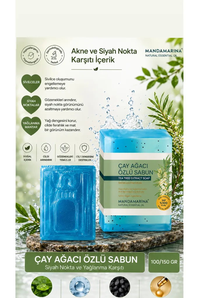 Çay Ağacı Sabunu Doğal 150 Gr