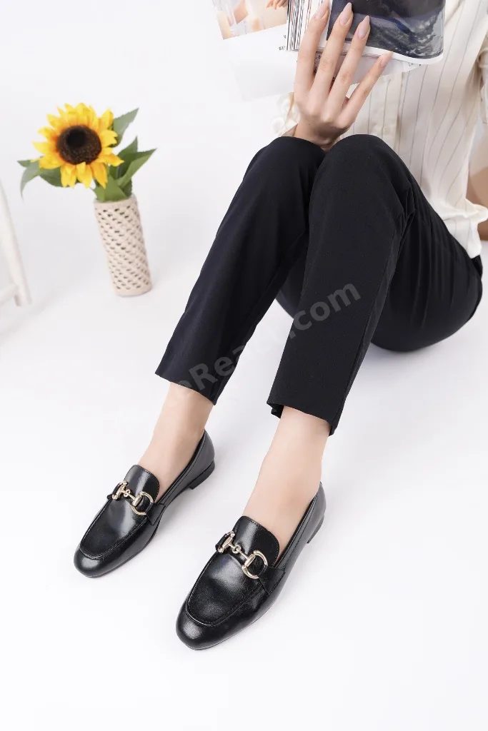 STRİDE Metal Tokalı Kadın Günlük Loafer Ayakkabı