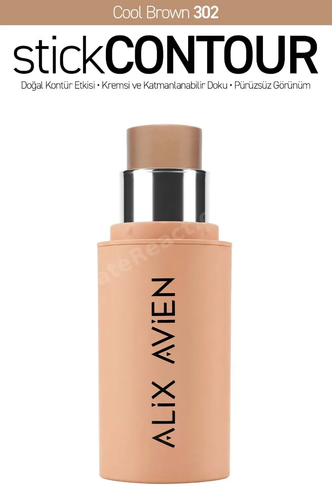 Katmanlanabilir Kremsi Dokulu Nemlendirici E Vitaminli Stick Kontür - Stick Contour 302 Cool Brown