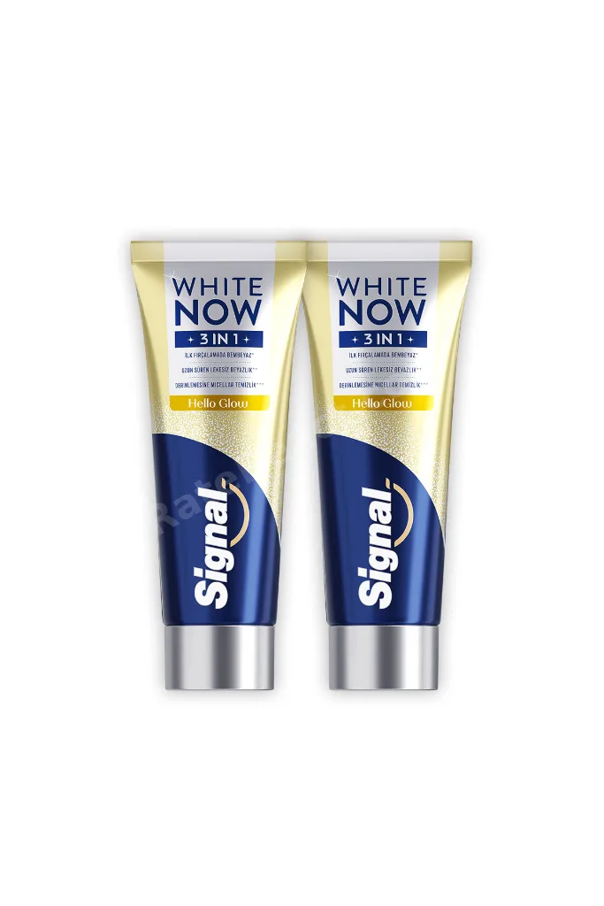 White Now Diş Macunu 3 in 1 Ekstra Işıltı 75 ml x2