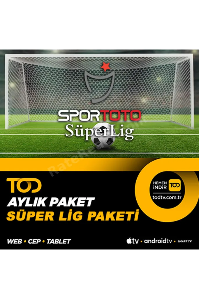 Süper lig 1 Aylık Paketi - 4 Ekran