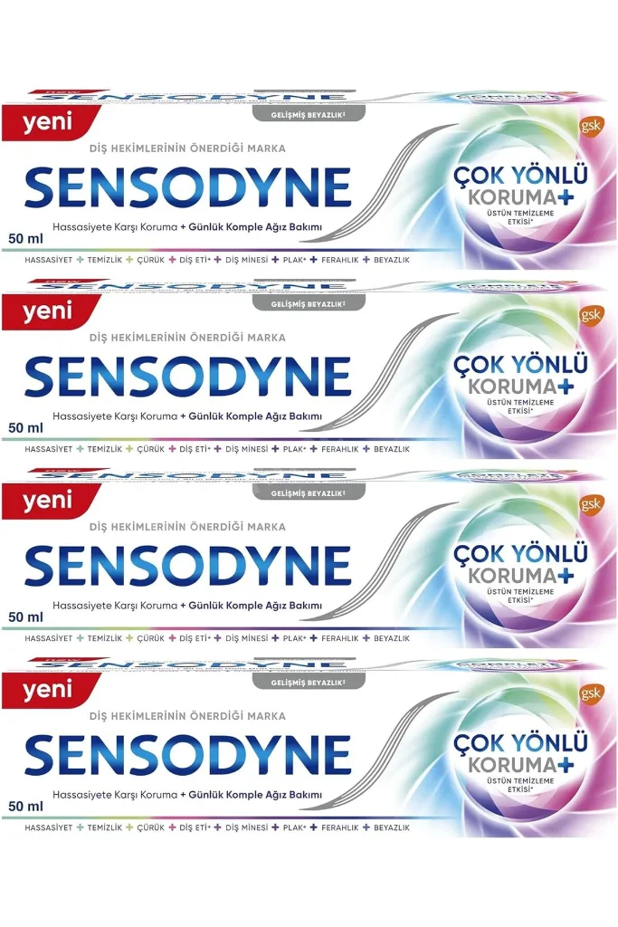 TTKTEKNOLOJİ Çok Yönlü Koruma Diş Macunu 50 ml x 4 Adet TTKTEKNOLOJİ 2026 395519
