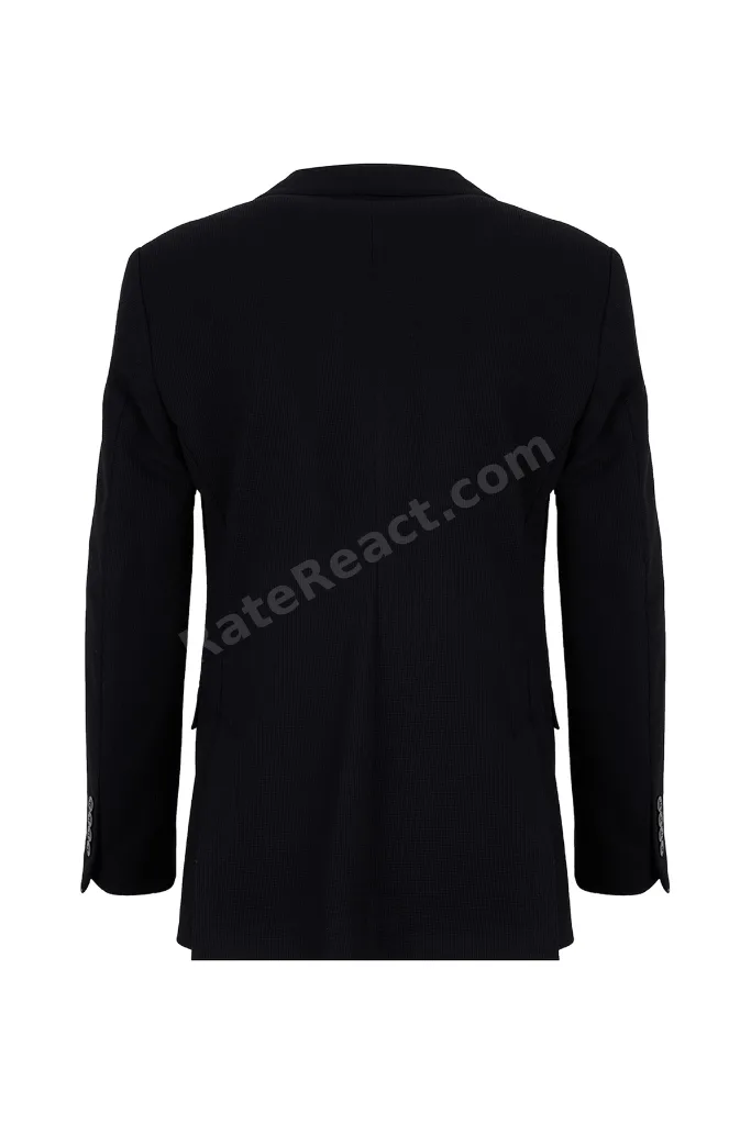 Siyah Erkek Slim Fit Ceket ACE004262681_SYH