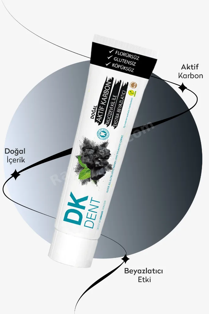 Aktif Karbon Yetişkin Diş Macunu 75 ml
