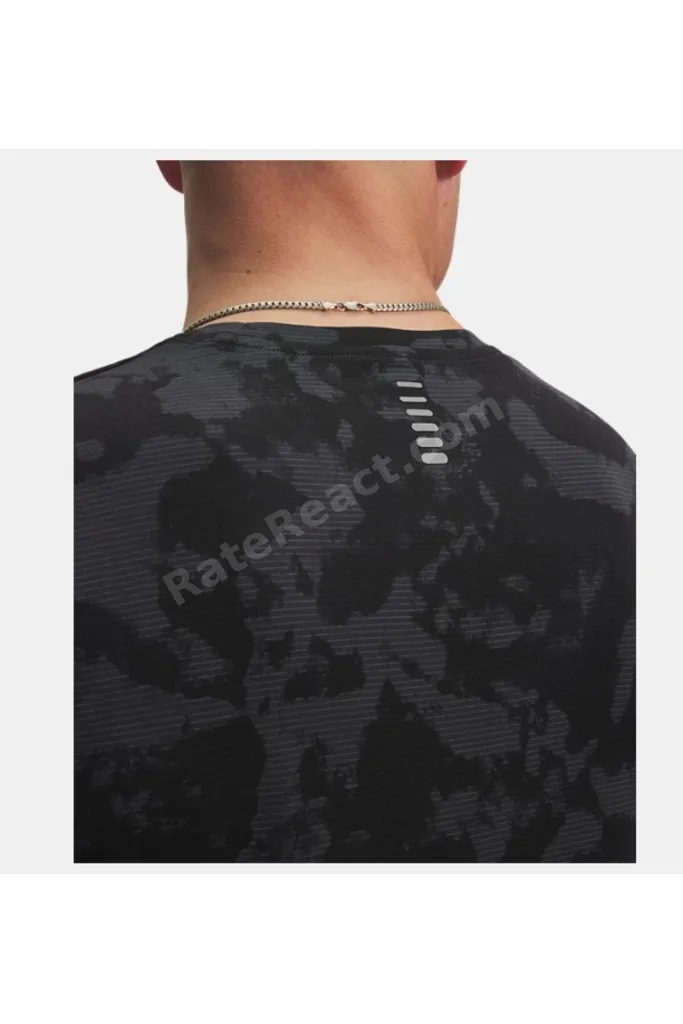 Erkek UA Launch Printed Kısa Kollu T-Shirt 6006110-016