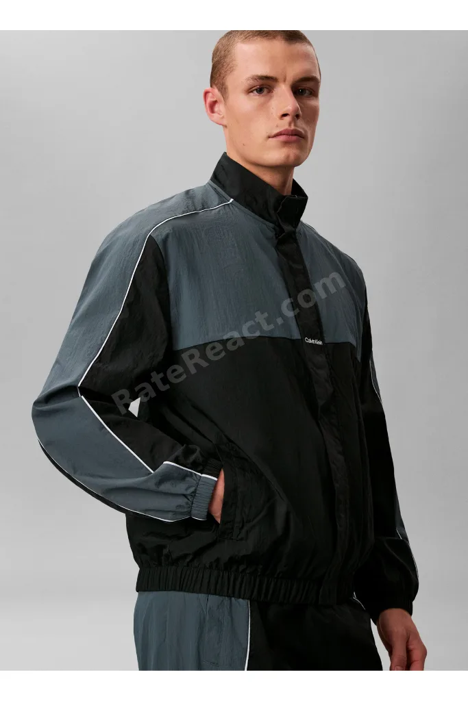 Jeans Siyah Erkek Dik Rahat Blok Ceket LVGMS6J402ZGU Siyah Ceket