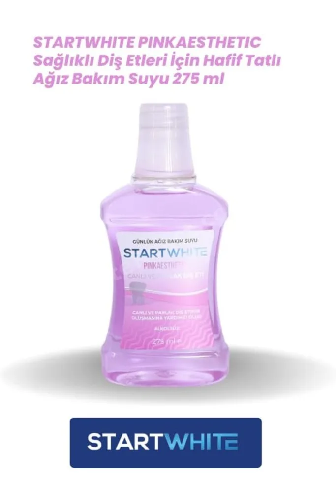 TTKTEKNOLOJİ PINKAESTHETIC Sağlıklı Diş Etleri İçin Hafif Tatlı Ağız Bakım Suyu 275 ML TTKTEKNOLOJİ