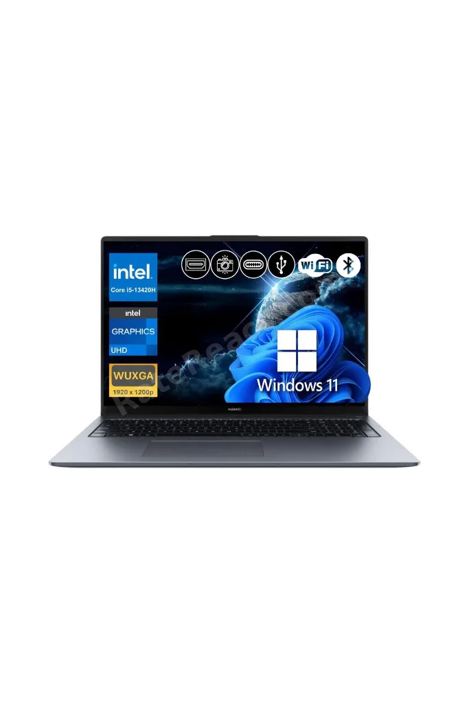 MateBook D16 i5-13420H 16GB RAM 256GB SSD 16" FHD IPS Win11Pro Notebook (MCLG-W5651 A16)