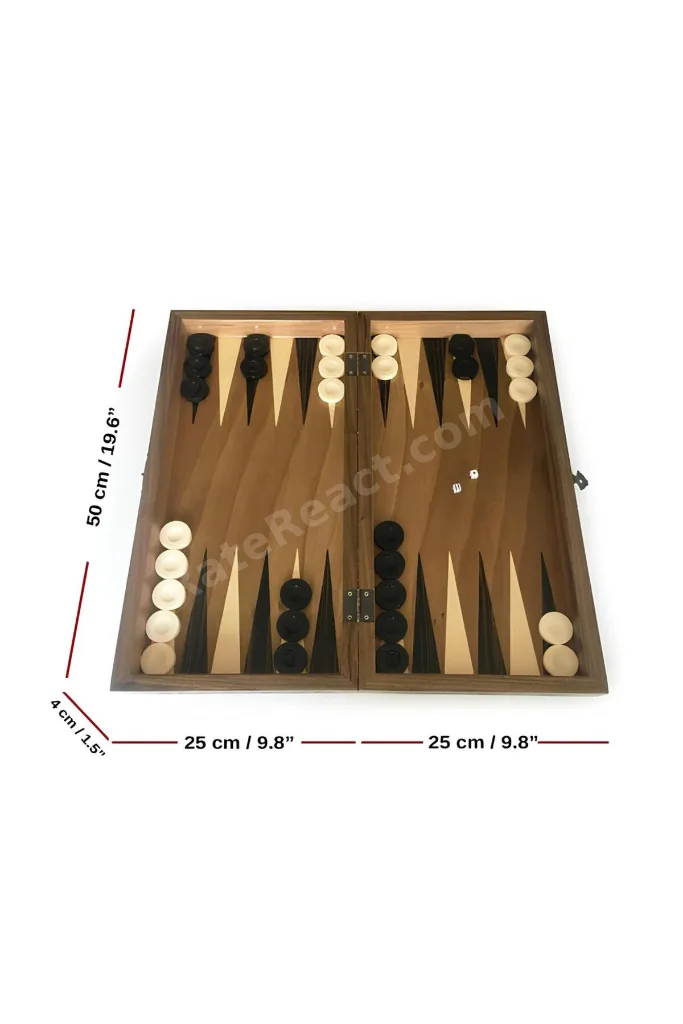 Kişiye Özel Oymalı Büyük Boy Ahşap Masif Tavla Takımı İsme Özel El Yapımı Tavla Takımı - Backgammon