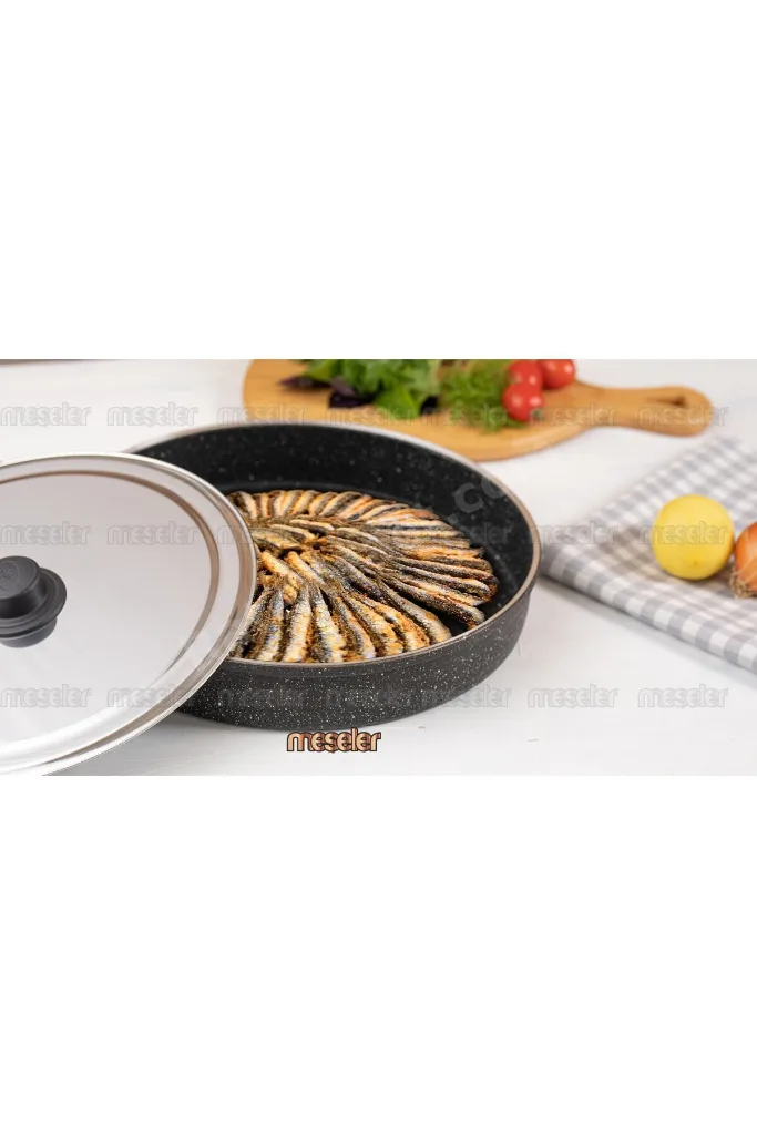 Granit Derin Balık Tavası 32 CM ( GÖZLEME TAVASI + BÖREK TAVASI)