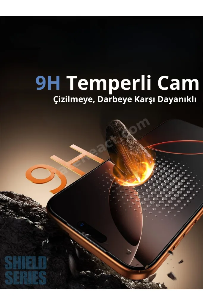 [Shield Hayalet] iPhone 17 Pro Uyumlu Hayalet ESD Anti-Statik Temperli Cam Ekran Koruyucu
