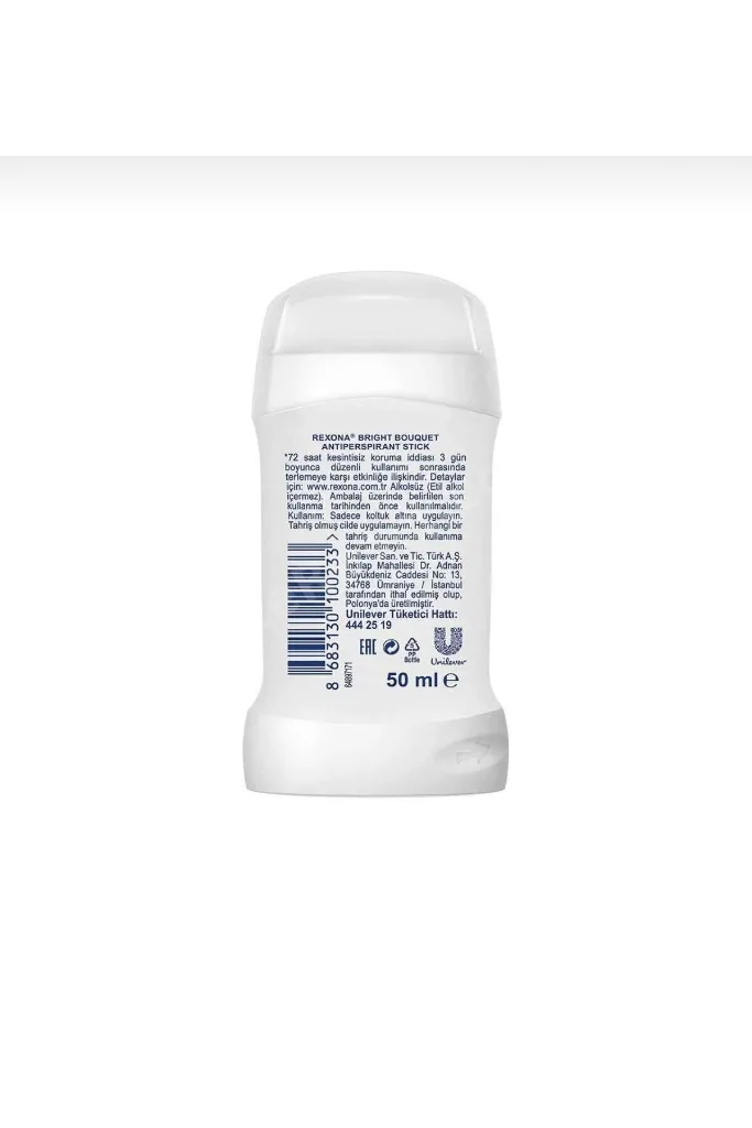 Kadın Stick Rexona Deodorant Bright Bouquet Advanced Protection 50 ml 2 ADET