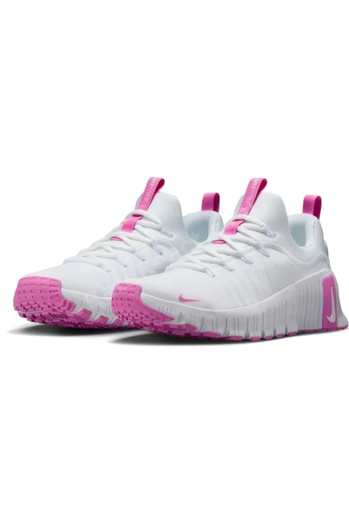 Free Metcon 6 Training Shoes Kadın Yürüyüş Antrenman Ayakkabısı Beyaz-Pembe
