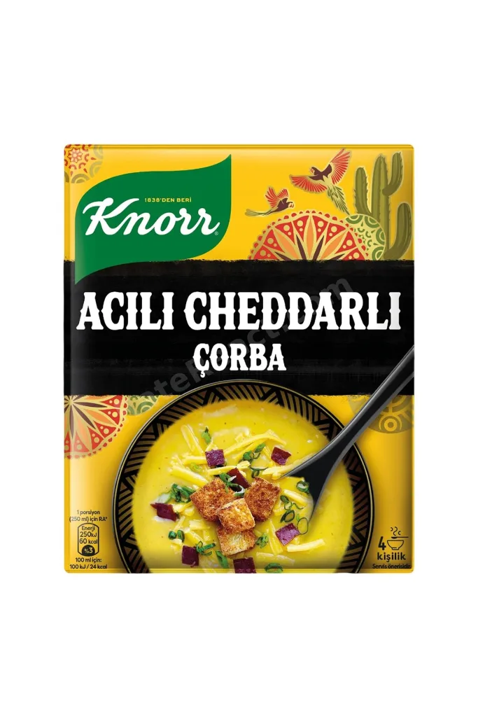 Acılı Cheddarlı Çorba 74 G