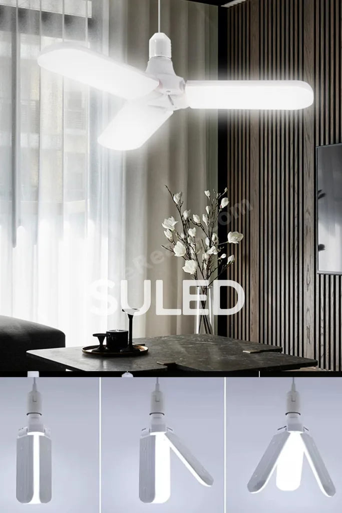Sl-6347 Pervane Ampul 40-45w Yeni Nesil Beyaz Led Ampul 3 Modlu Ultra Güçlü Pro