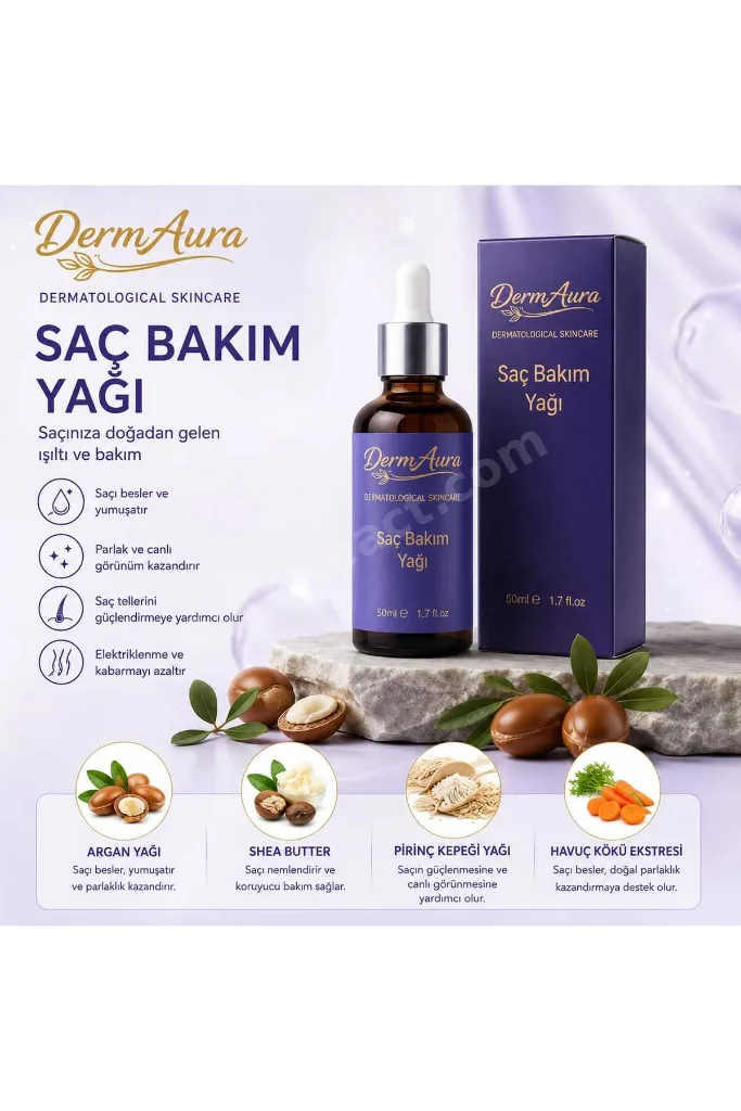 Saç Bakım Yağı Onarıcı Ve Besleyici Bakım 50 ml