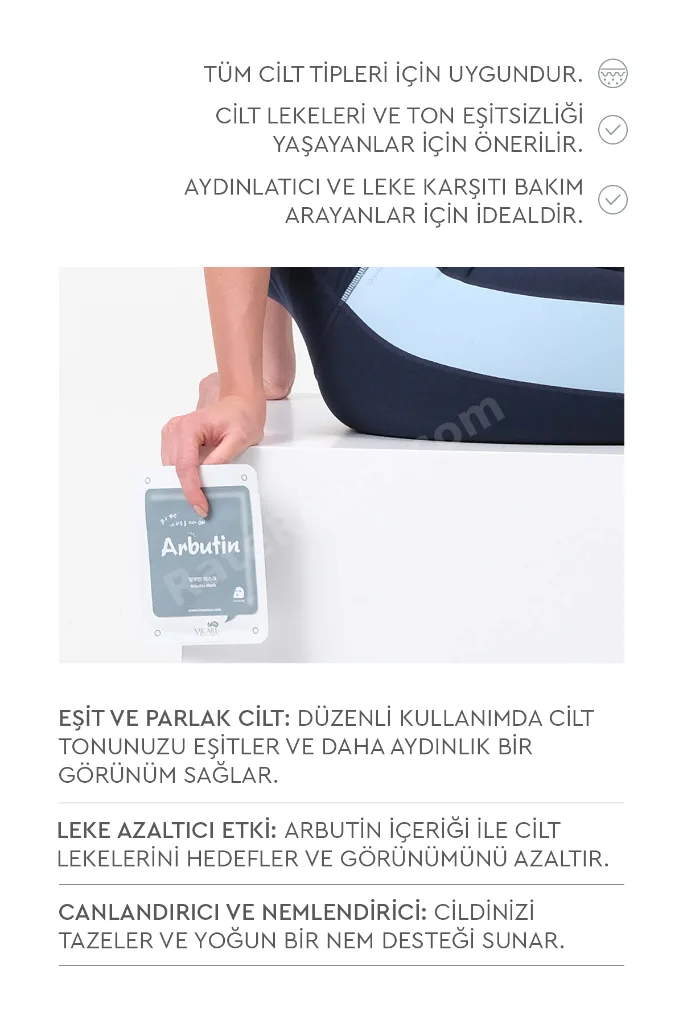 On Arbutin Mask - Arbutin Özlü Yüz Maskesi 10'lu